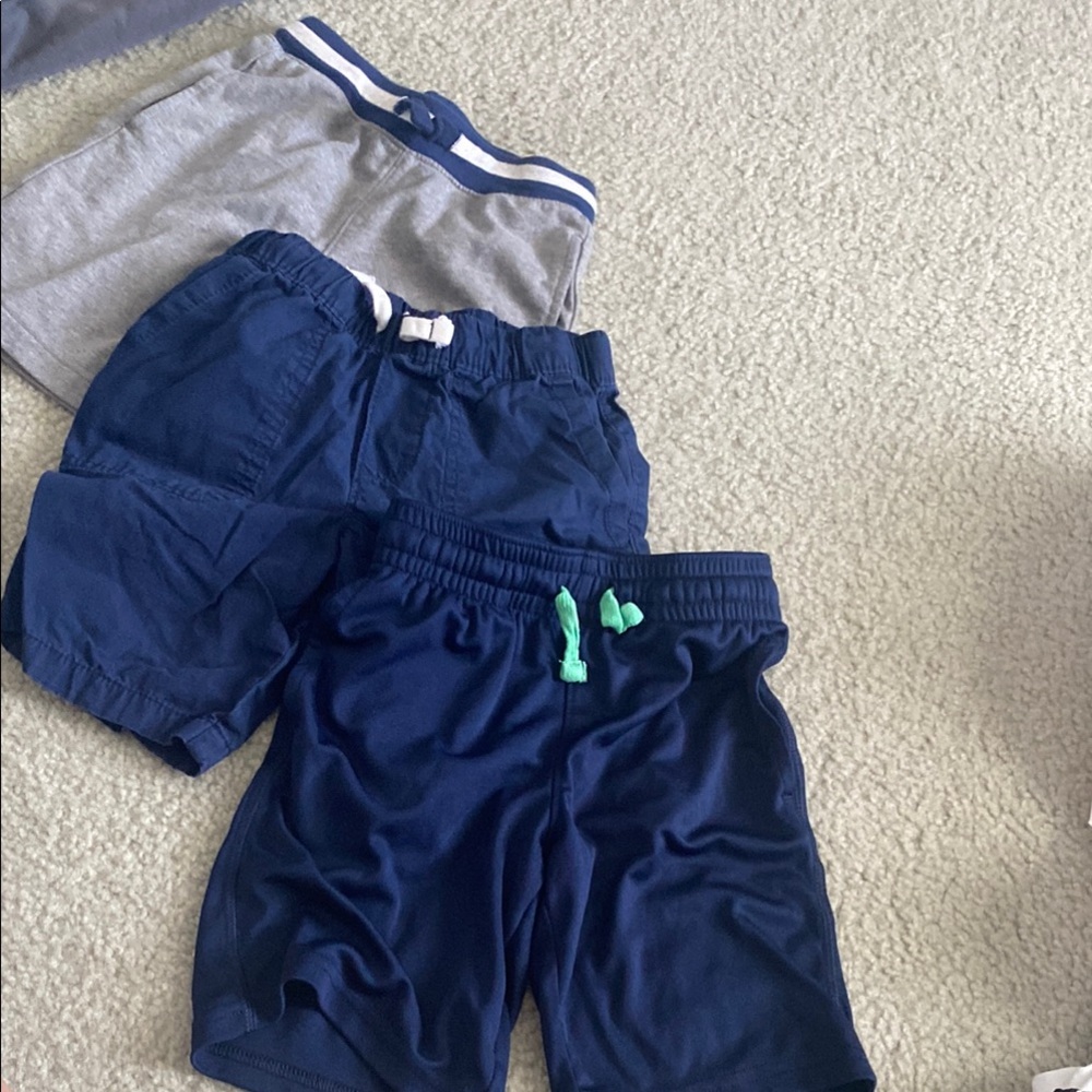 Kids Navy, Gray & Blue Shorts Set size 5t